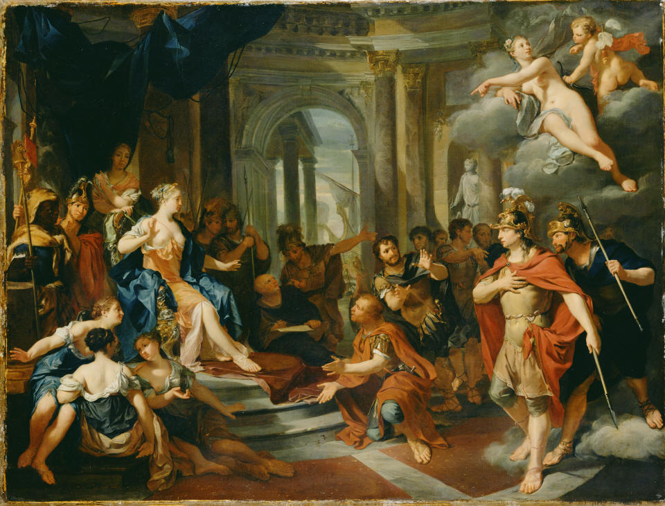 Dido and Aeneas - Nicolas Verkolye [Dutch, 1673 - 1746]