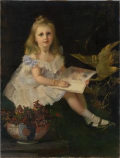 Louise Dyer - portrait by Tom Roberts