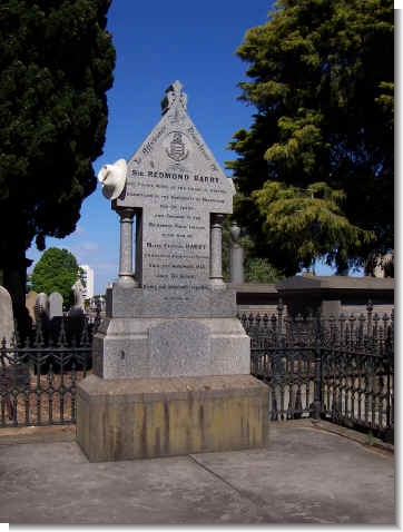 Sir Redmond Barry - grave