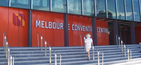 Entrance to Melbourne Convention Centre