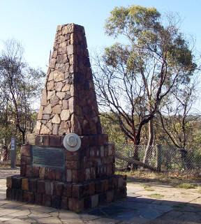 Grimes Monument in Studley Park