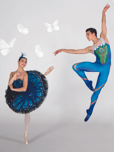 Male and female dancer from Australian Ballet School