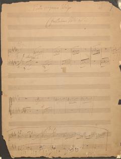 Liszt - Valse Oubliees No.4 - manuscript in Library of Congress