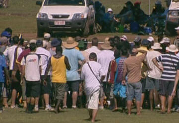 Crowd at the Tiwi Islands Grand Final